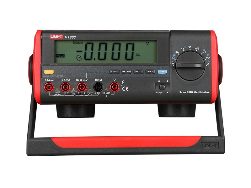 UNI-T ψηφιακό πολύμετρο πάγκου UT803, 1000V AC/DC, 100kHz, True RMS