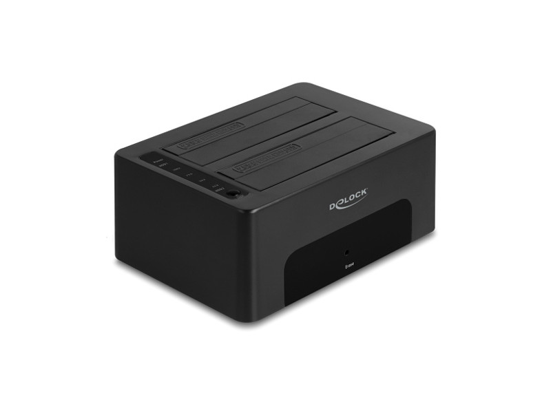 DELOCK docking station 64187, clone/erase function, 2x SSD/HDD, 5Gb/s