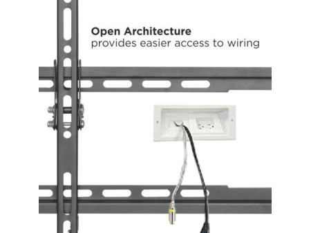 POWERTECH επιτοίχια βάση PT-1127 για τηλεόραση 32"-70", έως 45kg