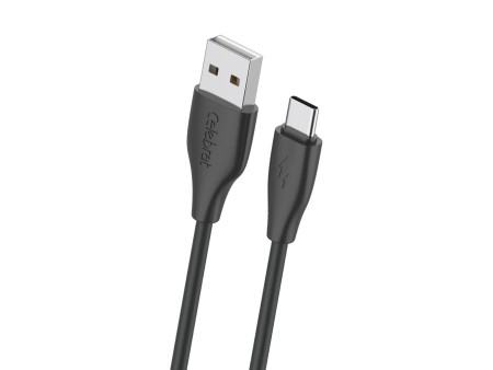 CELEBRAT καλώδιο USB-C σε USB CB-31A, 15W, 480Mbps, 1m, μαύρο