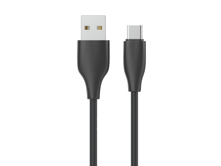 CELEBRAT καλώδιο USB-C σε USB CB-31A, 15W, 480Mbps, 1m, μαύρο