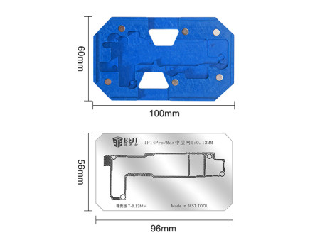 BEST Reballing stencil 3D BST-084, για iphone 14 Pro/14 Pro Max CPU