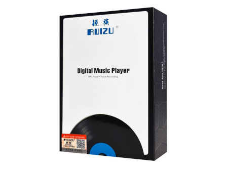 RUIZU MP3 player M20 με οθόνη αφής 2.8", 16GB, ελληνικό μενού, μαύρο