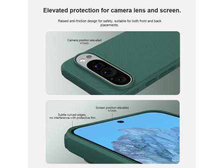 NILLKIN θήκη Super Frosted Shield Pro Magnetic για Google Pixel 9/9 Pro, μαύρη