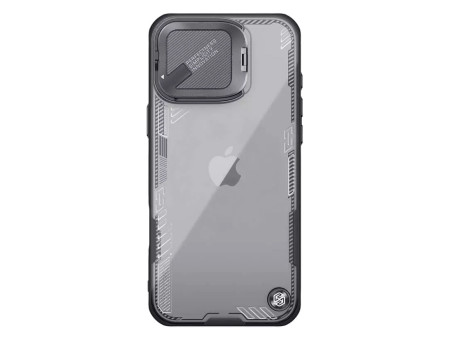 NILLKIN θήκη Iceblade Prop για iPhone 16 Pro Max, διάφανη-μαύρη