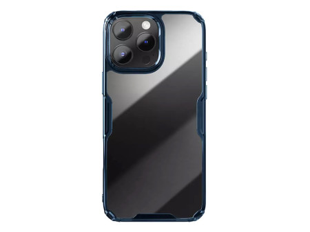 NILLKIN θήκη Nature TPU Pro για iPhone 16 Pro Max, διάφανη-μπλε