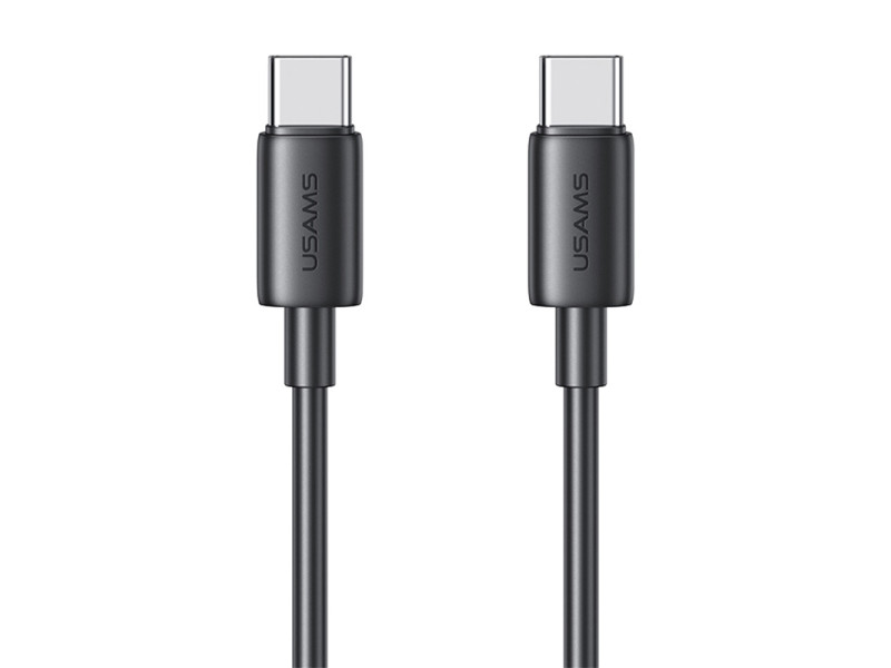 USAMS καλώδιο USB-C US-SJ711, 60W, 480Mbps, 1m, μαύρο