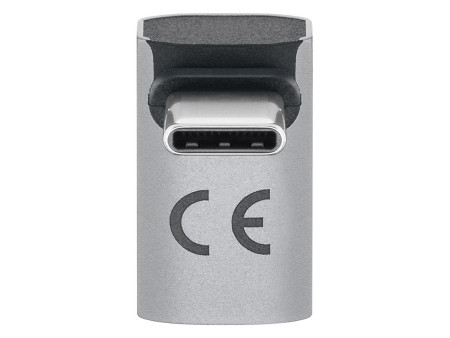 GOOBAY αντάπτορας USB-C 74442, γωνιακός 90°, USB4, 240W, 40Gbps, 8K, γκρι