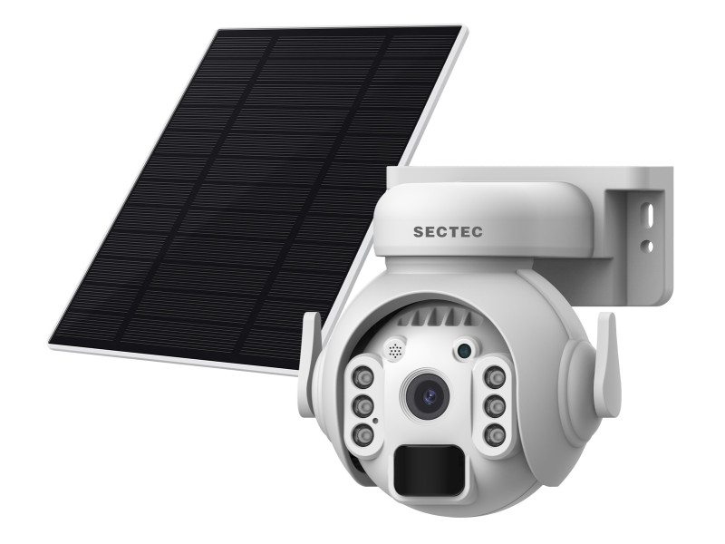 SECTEC smart ηλιακή κάμερα ST-515C-3M-5W, 3MP, WiFi, SD, PTZ, IP65