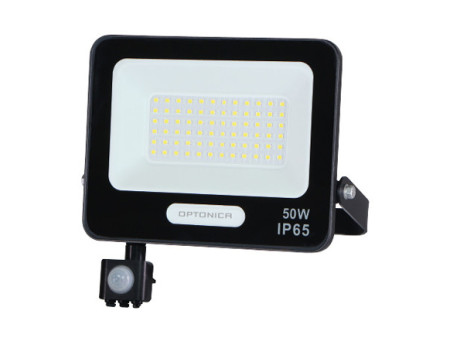 OPTONICA LED προβολέας 15857 με αισθητήρα κίνησης, 50W, 6000K, IP65