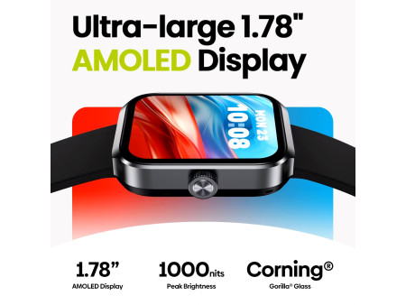 ZEBLAZE smartwatch Beyond 3 Plus, heart rate, 1.78" AMOLED, GPS, 3 ATM, μαύρο