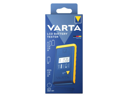 VARTA ψηφιακό tester μπαταρίας 75305 για 9V/AAA//AA/C/D/button cells