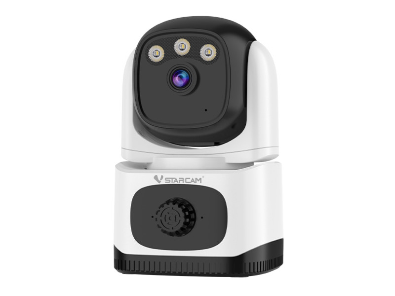 VSTARCAM smart κάμερα CS995M με ανιχνευτή καπνού/αερίου, 3MP, WiFi, PTZ, SD