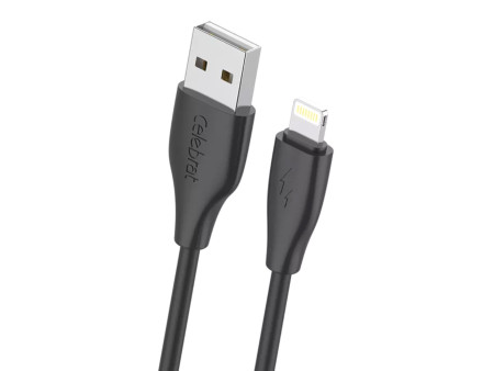 CELEBRAT καλώδιο Lightning σε USB CB-31, 15W, 480Mbps, 1m, μαύρο