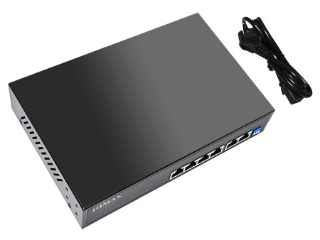 HIMAX PoE switch PS1402E-L, 4x Ethernet PoE & 2x Ethernet θύρες, έως 100Mbps