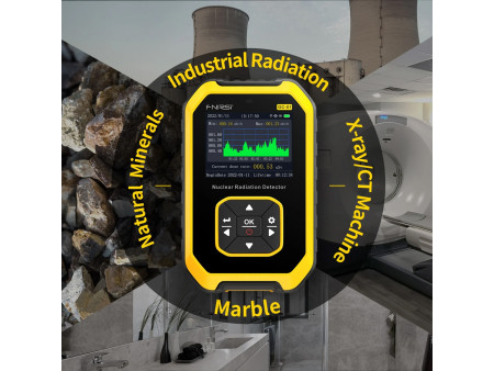 FNIRSI ψηφιακός μετρητής ακτινοβολίας GC-01, β/γ/Χ ακτίνες, επαναφορτιζόμενος