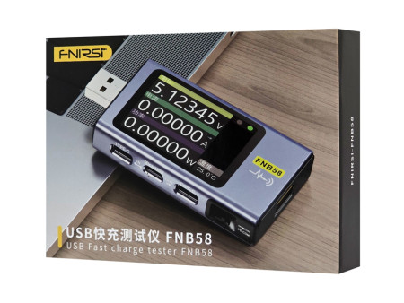 FNIRSI USB tester φόρτισης FNB58