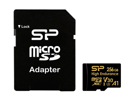 SILICON POWER κάρτα μνήμης microSDHC High Endurance, 256GB, Class 10 UHS-I U3 A1 V30