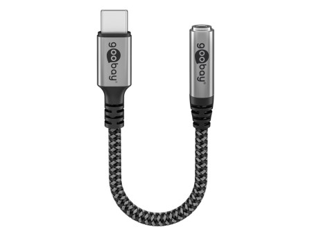 GOOBAY αντάπτορας USB-C σε 3.5mm 74056, γκρι