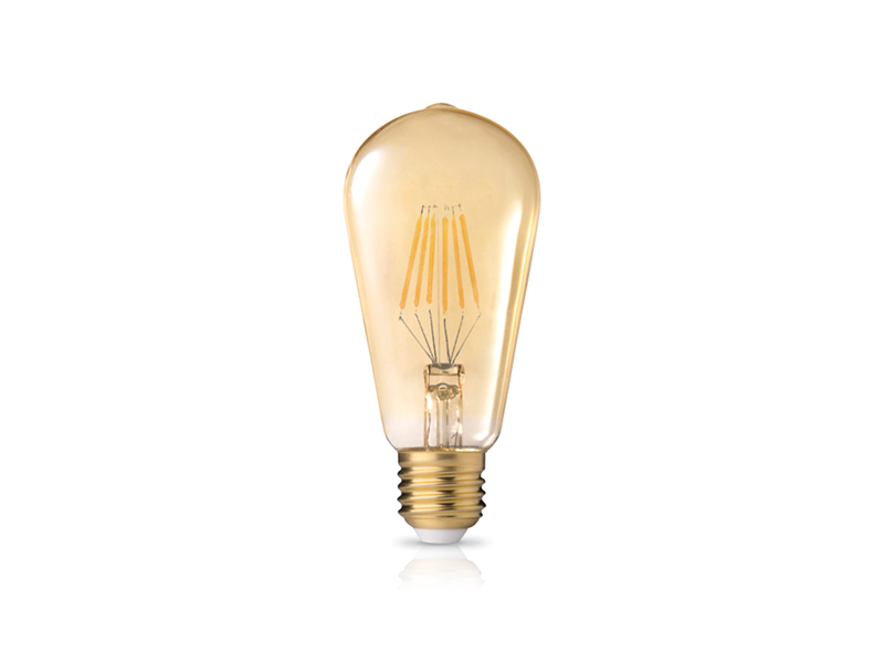 ΦOSME LED FILAMENT DIMABLE ST64 GOLDEN E27 8W 2200k 720lm 360