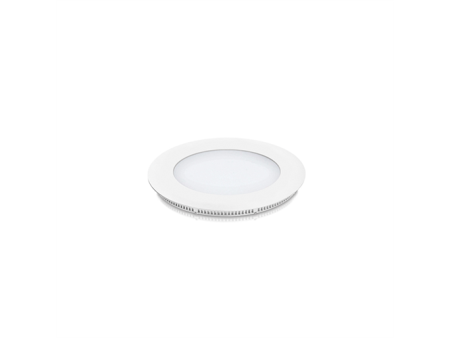 ΦΩΤΙΣΤΙΚΟ LED 6W ΧΩΝΕΥΤΟ 6500K ΣΤΡΟΓΓΥΛΟ Φ12cm ΛΕΥΚΟ