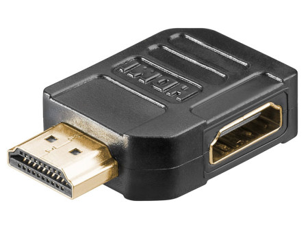 GOOBAY αντάπτορας HDMI 51725, γωνιακός, 4K/60Hz, μαύρος