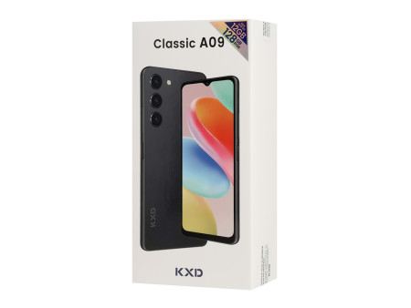 KXD smartphone Classic A09, 6.6", 4/128GB, 4000mAh, μαύρο