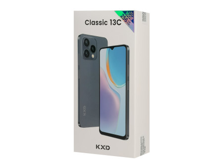 KXD smartphone Classic 13C, 6.8", 4/256GB, 4500mAh, μαύρο