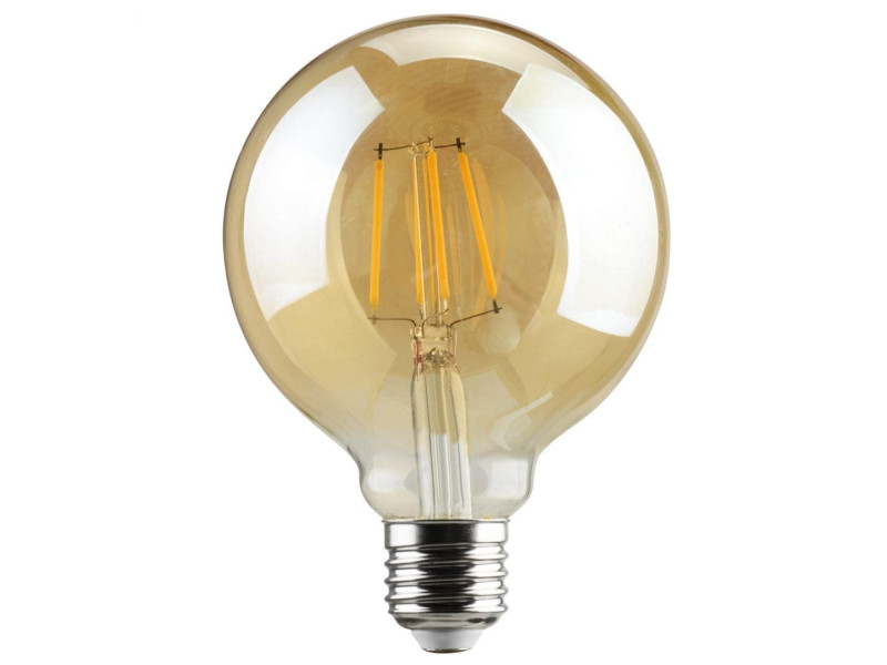 GLOBE LED G125 FILAMENT Ε27 8W WARM DIM. GOLDEN 360o 2.0 | REDLED | 29336