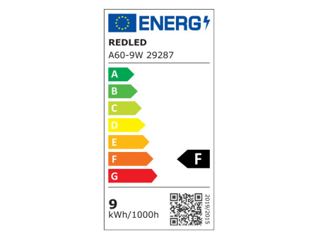 ΛΑΜΠΑ ΚΟΙΝΗ LED 9W Ε27 4000K 2.0 | REDLED | 29287