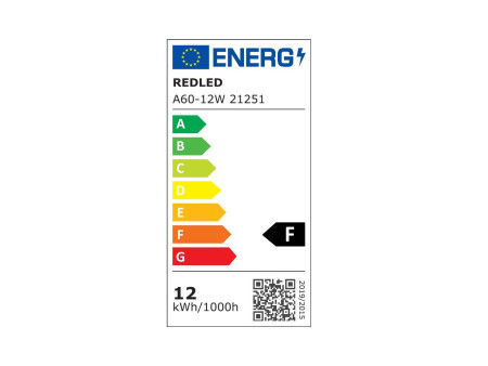 ΛΑΜΠΑ ΚΟΙΝΗ LED 12W Ε27 COOL 270o | REDLED | 21251