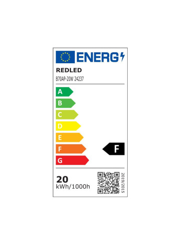 ΛΑΜΠΑ ΚΟΙΝΗ LED 20W Ε27 COOL (κατασκευή Κίνα) | REDLED | 24237