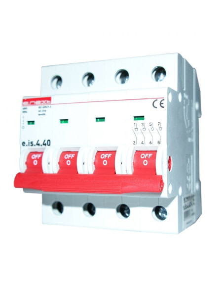 ΡΑΓΟΔΙΑΚΟΠΤΗΣ 4P 40A E.NEXT | REDPOINT | 25259