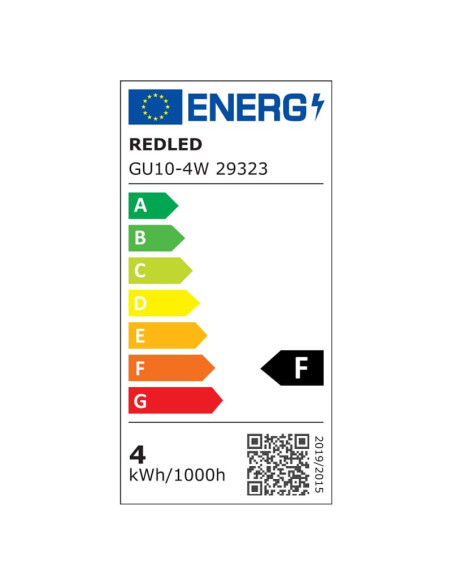 GU10 LED 4W WARM 2.0(κατασκευή Κίνα) | REDLED | 29323