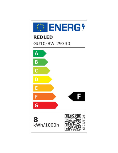 GU10 LED 8W COOL 2.0(κατασκευή Κίνα) | REDLED | 29330