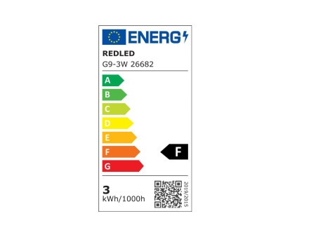 G9 LED 3W 4000K PLASTIC PF 0.90 | REDLED | 26682