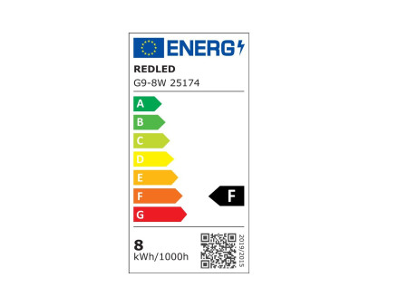 G9 LED 8,5W WARM CERAMIC+PC | REDLED | 25174