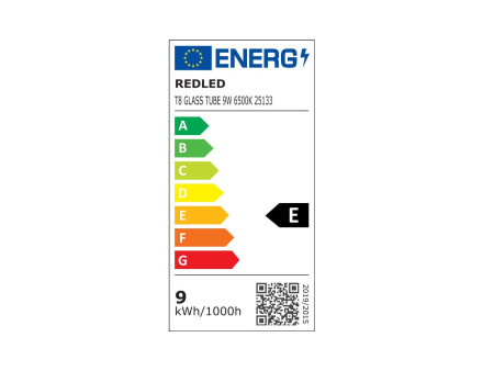 9W T8 LED TUBE GLASS 6500 K 60CM | REDLED | 25133