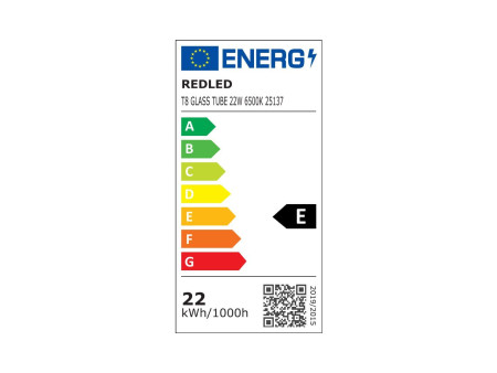 22W T8 LED TUBE GLASS 6500 K 150CM | REDLED | 25137