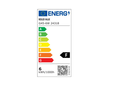 ΣΦΑΙΡΙΚΟ VALUE LED Ε27 6W COOL 2.0 | REDLED | 29282