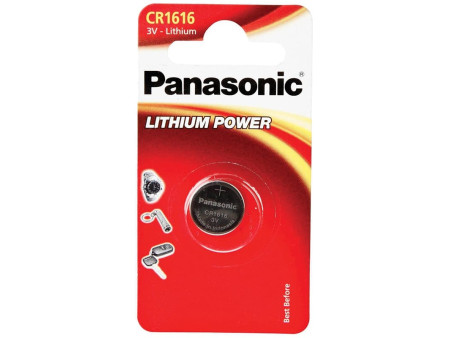 ΜΠΑΤΑΡΙΑ ΛΙΘΙΟΥ ΚΟΥΜΠΙ CR-1616 PANASONIC(BL1τεμ) | REDPOINT | 26702