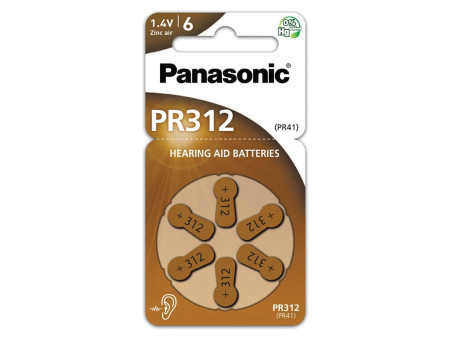 ΜΠΑΤΑΡΙΑ ΑΚΟΥΣΤΙΚΩΝ ΒΑΡΗΚΟΙΑΣ PR-312 PANASONIC(BL6ΤΕΜ) | REDPOINT | 26726