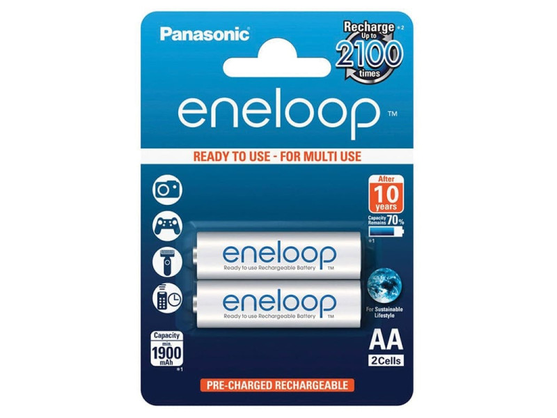 ΜΠΑΤΑΡΙΑ ΕΠΑΝ/ΝΗ PANASONIC ENELOOP AA 1900mAh BL 2 TMX | REDPOINT | 26714