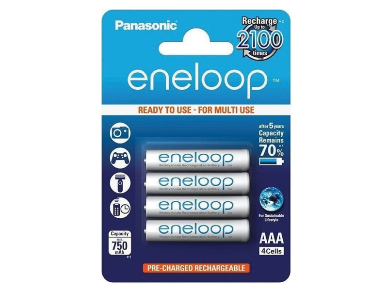 ΜΠΑΤΑΡΙΑ ΕΠΑΝ/ΝΗ PANASONIC ENELOOP AAA 750mAh BL 4 TMX | REDPOINT | 26717