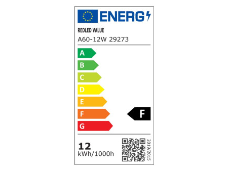 ΛΑΜΠΑ ΚΟΙΝΗ VALUE LED 12W Ε27 COOL 2.0 | REDLED | 29273