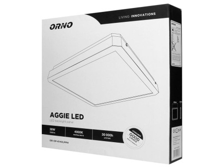 6140 ΦΩΤΙΣΤΙΚΟ LED ΤΕΤΡΑΓΩΝΟ 410/410/65 ΜΑΥΡΟ 38W 4000K ORNO | ORNO | 27753