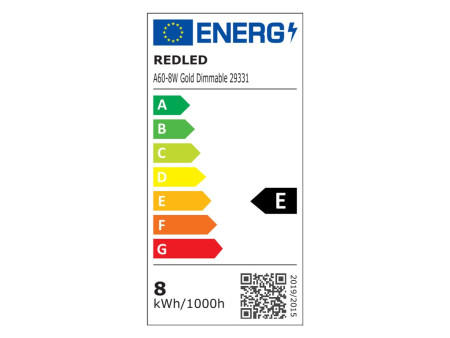 ΚΟΙΝΗ LED FILAMENT Ε27 8W WARM DIM. GOLDEN 100 lm/w 360o 2.0 | REDLED | 29331