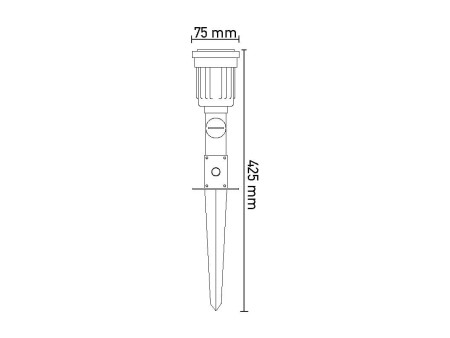 SPOT ΚΗΠΟΥ ΜΠΗΧΤΟ ΜΟΝΟ ΜΑΥΡΟ PAR38 | REDPOINT | 28955