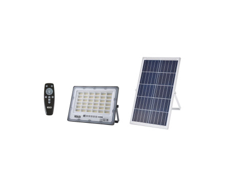 ΠΡΟΒΟΛΕΑΣ SOLAR 240W 3xCCT ΜΕ ΧΕΙΡΙΣΤΗΡΙΟ PANEL 6V/27W | REDPOINT | 29234