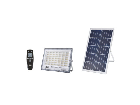 ΠΡΟΒΟΛΕΑΣ SOLAR 360W 3xCCT ΜΕ ΧΕΙΡΙΣΤΗΡΙΟ PANEL 6V/30W | REDPOINT | 29235